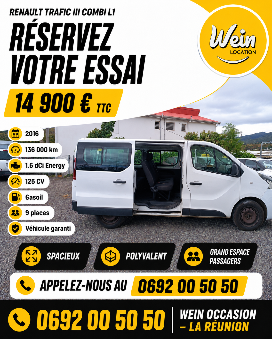 Renault Trafic III Combi L1 9 Places - photo 2